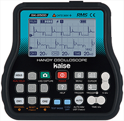 Máy hiện sóng cầm tay Oscilloscope SK-2500 Kaise