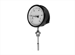 Liquid Expansion Thermometer, Rigid Stem Liquid in Steel, Surface and Flush Mounting 32-33-34-54 Budenberg