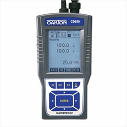 Máy đo độ dẫn điện, Oxy hòa tan CD 650 Conductivity/ Dissolved Oxygen Meter Kit with NIST Traceable Calibration Report WD-35433-71 Oakton