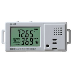 Wireless Temperature & Relative Humidity Data Logger Bluetooth Data Loggers MX1101 Onset HOBO 