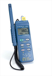 Máy đo nhiệt độ, độ ẩm không khí BK Precision 725 (có ghi dữ liệu, dây đo kiểu K)