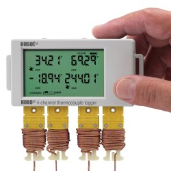 Four Channel Thermocouple Data Logger  Data Loggers UX120 Onset HOBO