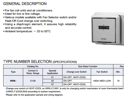 WRS-specification